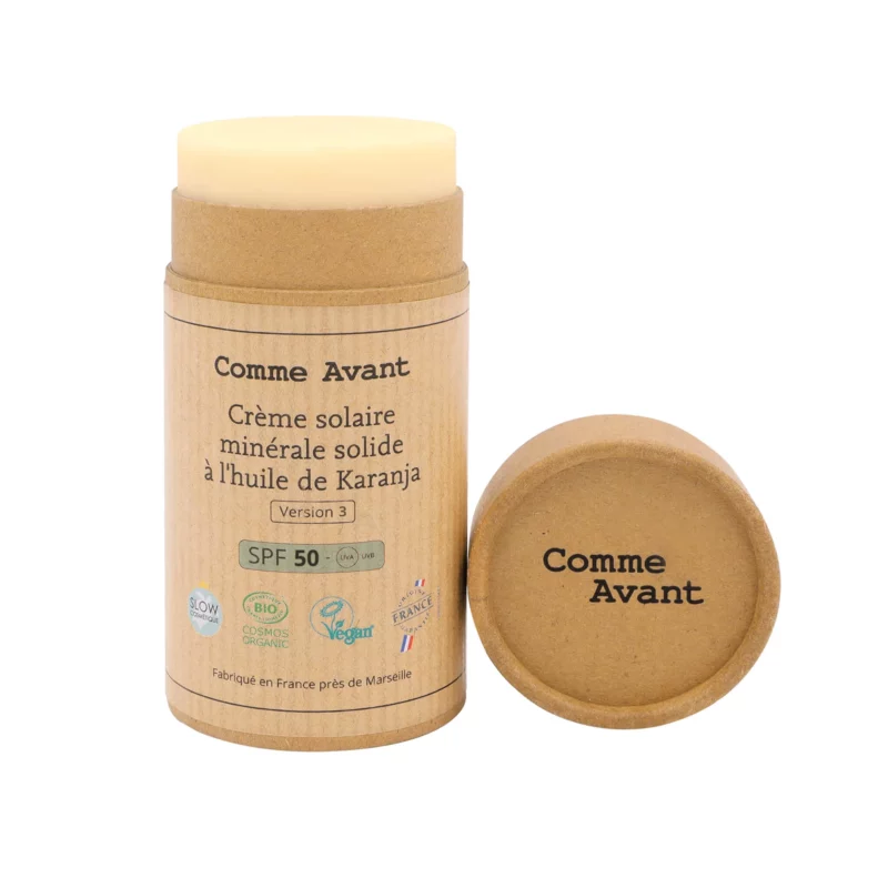 Crème solaire BIO SPF 50 - Comme Avant - Monoï ou Neutre – Image 4